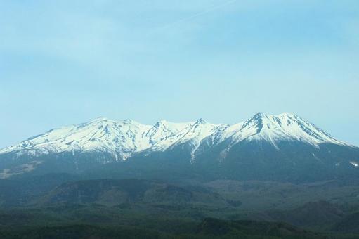 御嶽山　独立峰　日本百名山　信仰の山 御嶽山,日本百名山,独立峰の写真素材