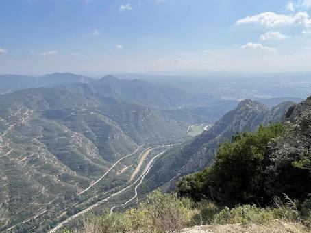 聖ミカエルの十字架からの眺め(北東) 聖ミカエルの十字架からの眺め(北東) バルセロナ,スペイン,カタルーニャの写真素材