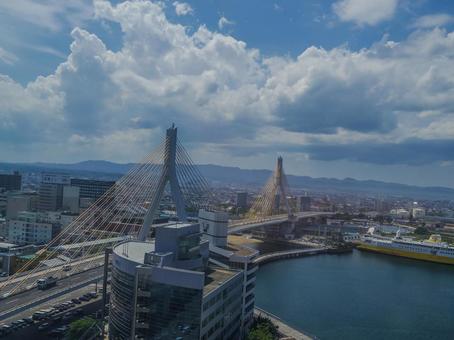 【青森県】青森市・青森ベイブリッジ 【青森県】青森市・青森ベイブリッジの写真