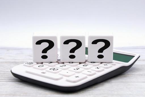 お金に関する疑問 クエスチョンマーク,疑問,相談の写真素材