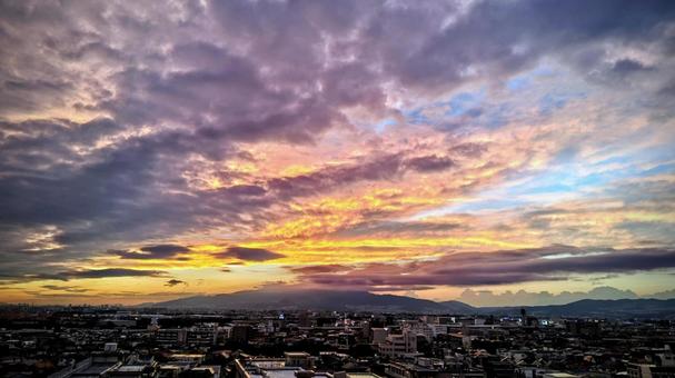 夕焼け 夕焼けの写真