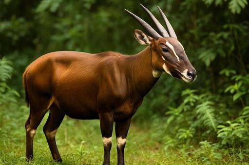 森に潜む幻の動物、サオラ 森に潜む幻の動物、サオラの写真