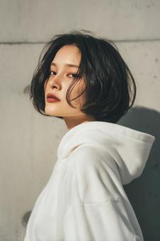 ボブヘアモデル ポートレート ヘアサロン ボブヘアモデル ポートレート ヘアサロンの写真