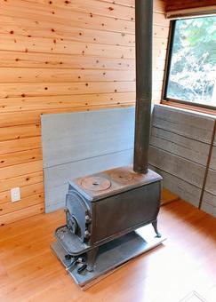 ストーブ ストーブ,薪ストーブ,レトロの写真素材