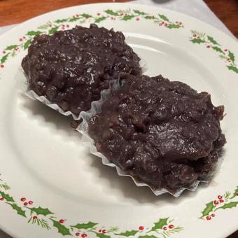 無添加おはぎ 無添加,おはぎ,和菓子の写真素材