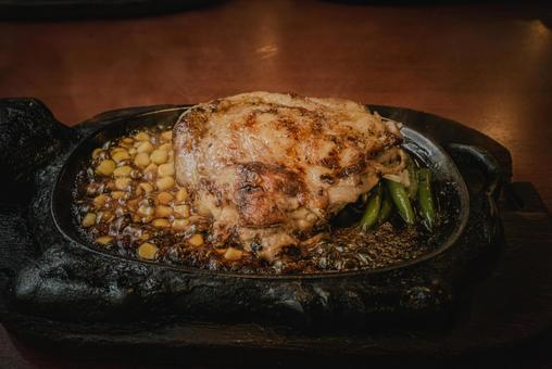 チキンステーキ チキンステーキ チキン,鶏肉,ステーキの写真素材