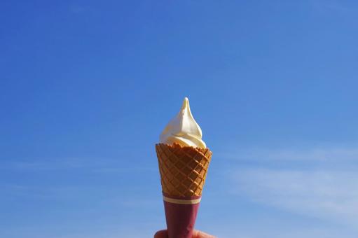 ソフトクリームの写真