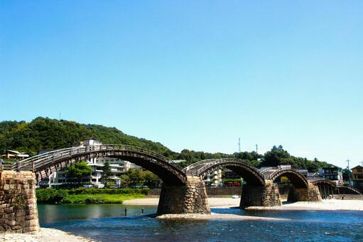 錦帯橋02 山口県,岩国,橋の写真素材
