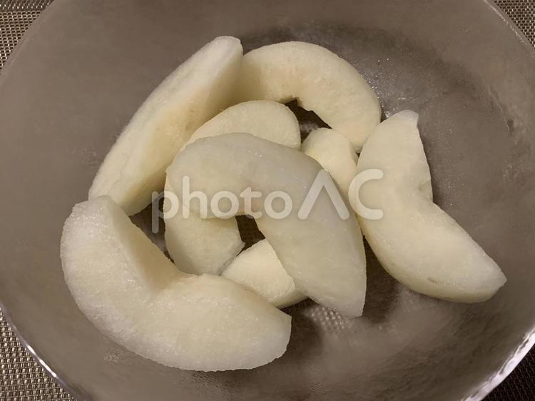 カットした梨 梨,カット梨,なしの写真素材