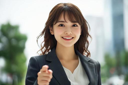 若いビジネス女性のイメージ 若いビジネス女性のイメージの写真