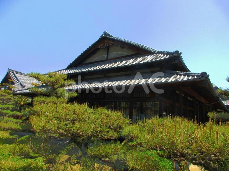 香川県-高松城跡玉藻公園-披雲閣 高松城,城,玉藻城の写真素材