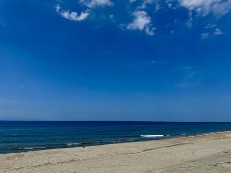 晴れた日の角田浜 晴れた日の角田浜の写真