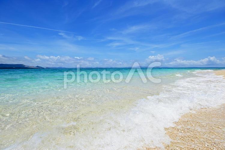 沖縄　美しい海　癒やし 日本,沖縄,海の写真素材