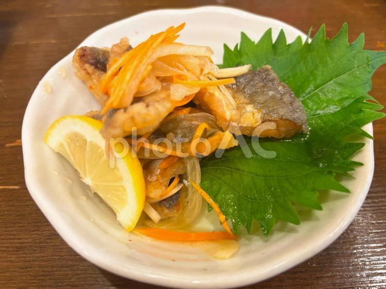 アジの南蛮漬け 居酒屋メニュー,居酒屋,アジの写真素材