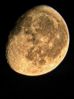 月 月 月,天体,クレーターの写真素材