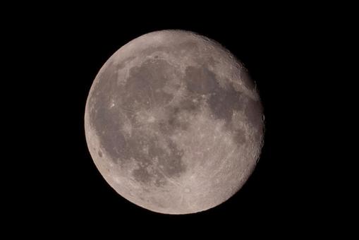 月齢17.2 月齢17.2 月,月面,天体の写真素材