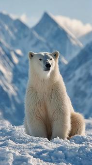極地の王者、ホッキョクグマ 極地の王者、ホッキョクグマの写真