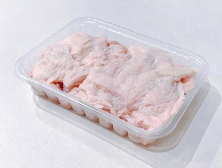 鳥皮 鳥皮 鳥皮,鶏皮,食べ物の写真素材