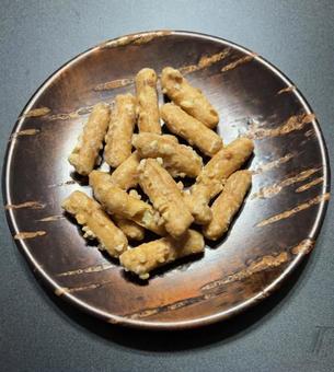 R7.11.25　ピーナッツかりんとう コーヒータイム,コーヒーブレイク,お菓子の写真素材