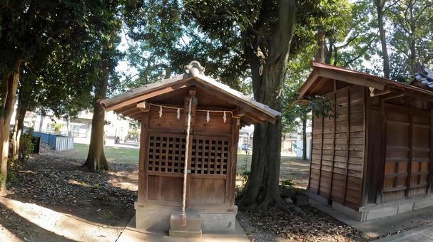埼玉県行田市行田　 春日神社 摂社 埼玉,行田市行田,春日神社の写真素材