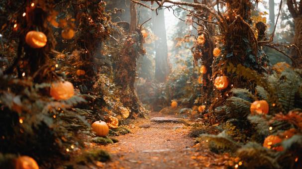 ハロウィンの森 ハロウィンの森の写真