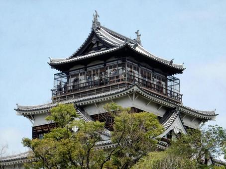 【風景写真】広島城が見える風景の写真