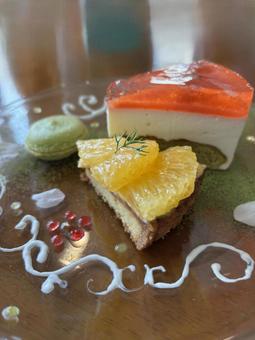 季節のデザートの写真