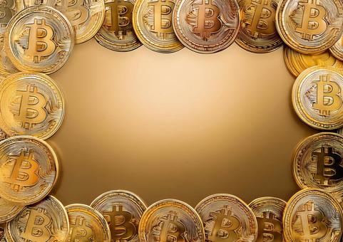 金貨・硬貨の枠の写真