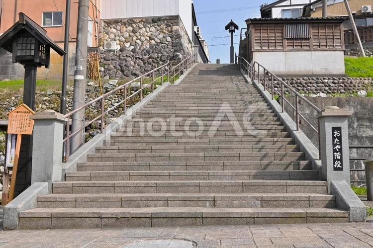 八尾　おたや階段 越中八尾,おたや階段,階段の写真素材