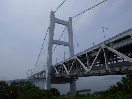 岡山側から見る瀬戸大橋001 岡山側から見る瀬戸大橋001の写真