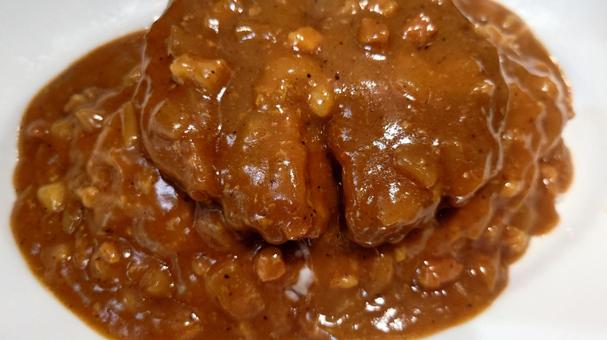 メンチカツカレー メンチカツカレーの写真