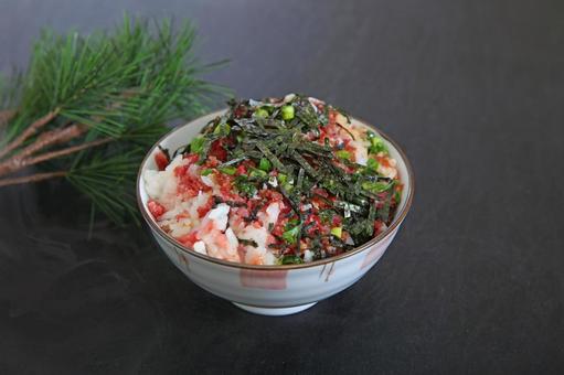 牛トロ丼 牛トロ丼,牛とろフレーク,生食の写真素材