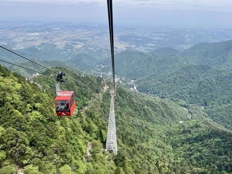 Photo, ropeway, vehicle, mountain, 