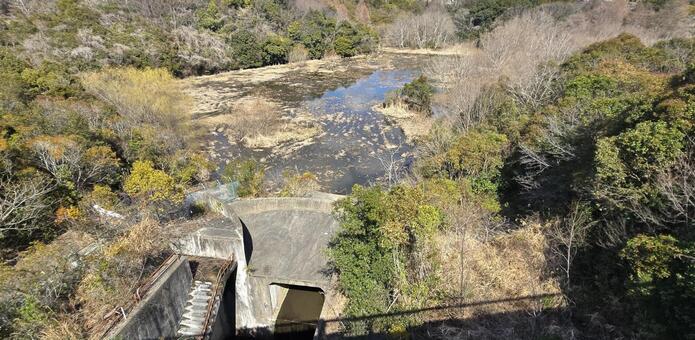 落合池（神戸市須磨区） 落合池,神戸市,須磨区の写真素材