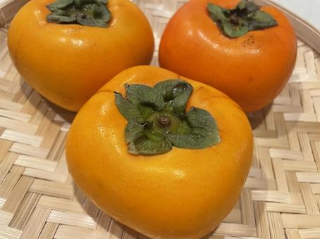 たねなし柿（和歌山県産）２５ 柿,たねなし柿,甘柿の写真素材