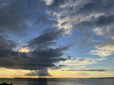 沖縄の夕暮れ13 沖縄の夕暮れ13 沖縄,夕陽,沖縄の夕暮れの写真素材