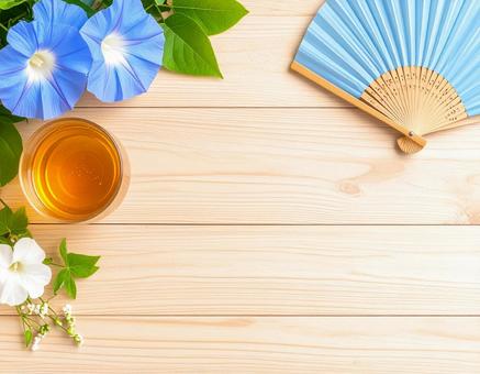 夏を彩る朝顔と涼の写真