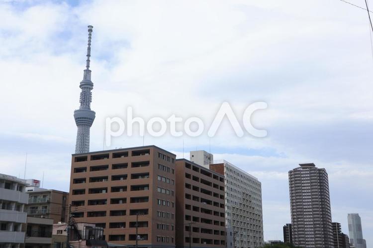 亀戸　街並み 亀戸,街並み,東京都の写真素材