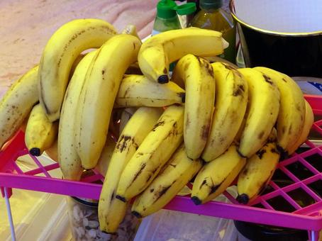 Photo, bunch of bananas, fruit, market, 