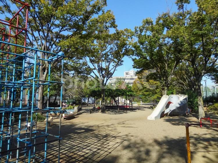 代々木大山公園の像の滑り台 代々木大山公園,滑り台,ジャングルジムの写真素材
