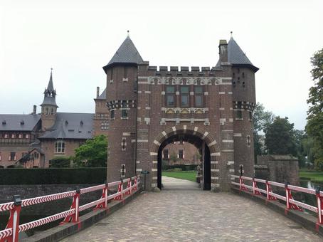 オランダ デハール城 オランダ デハール城 城,オランダ,ヨーロッパの写真素材