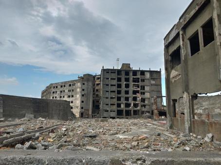 軍艦島 軍艦島 軍艦島,世界遺産,産業遺産の写真素材