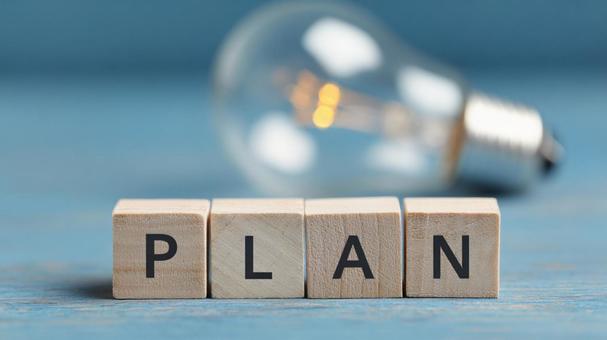 アイデアを具体化する「PLAN」の概念 アイデアを具体化する「PLAN」の概念の写真