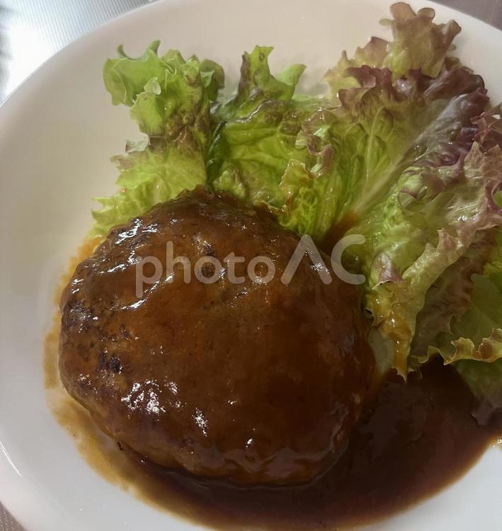 大成功！　デミグラスソースのハンバーグ ハンバーグ,ハンバーグステーキ,デミグラスの写真素材