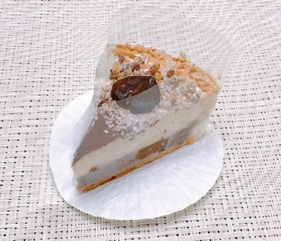 和栗ショートケーキ 和栗ショートケーキ,和栗,栗の写真素材