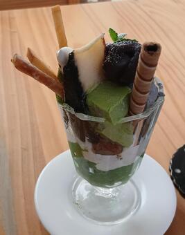 和風抹茶パフェ～贅沢 和風パフェ,デザート,スイーツの写真素材