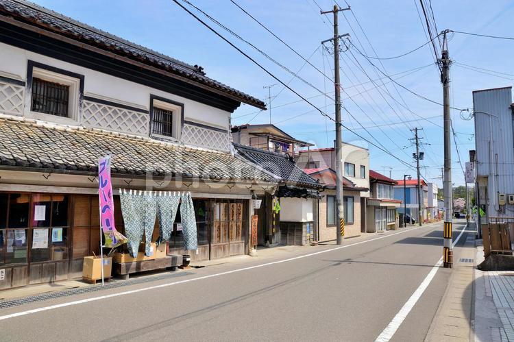 宮城県富谷市　富谷宿　町並み 富谷市,富谷宿,宮城県の写真素材