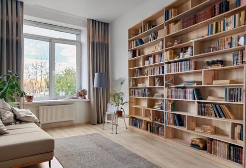 Room with bookshelf interior 3, this, bookshelf, stacks, JPG
