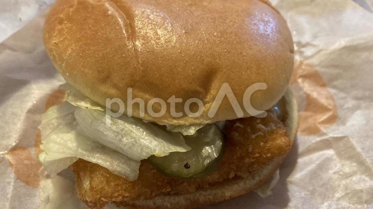 フィレオフィッシュとタルタルソース！ ハワイ,ハンバーガー,パテの写真素材