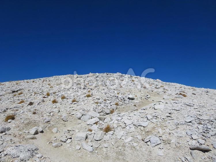 北アルプス野口五郎岳へ続く美しい登山道 山,北アルプス,登山の写真素材